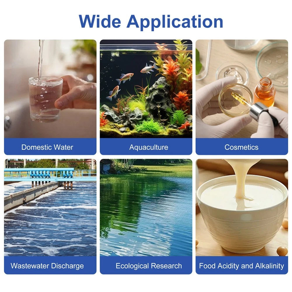 4-in-1 Portable Food Analyzer for pH, Conductivity, Temperature Measurement