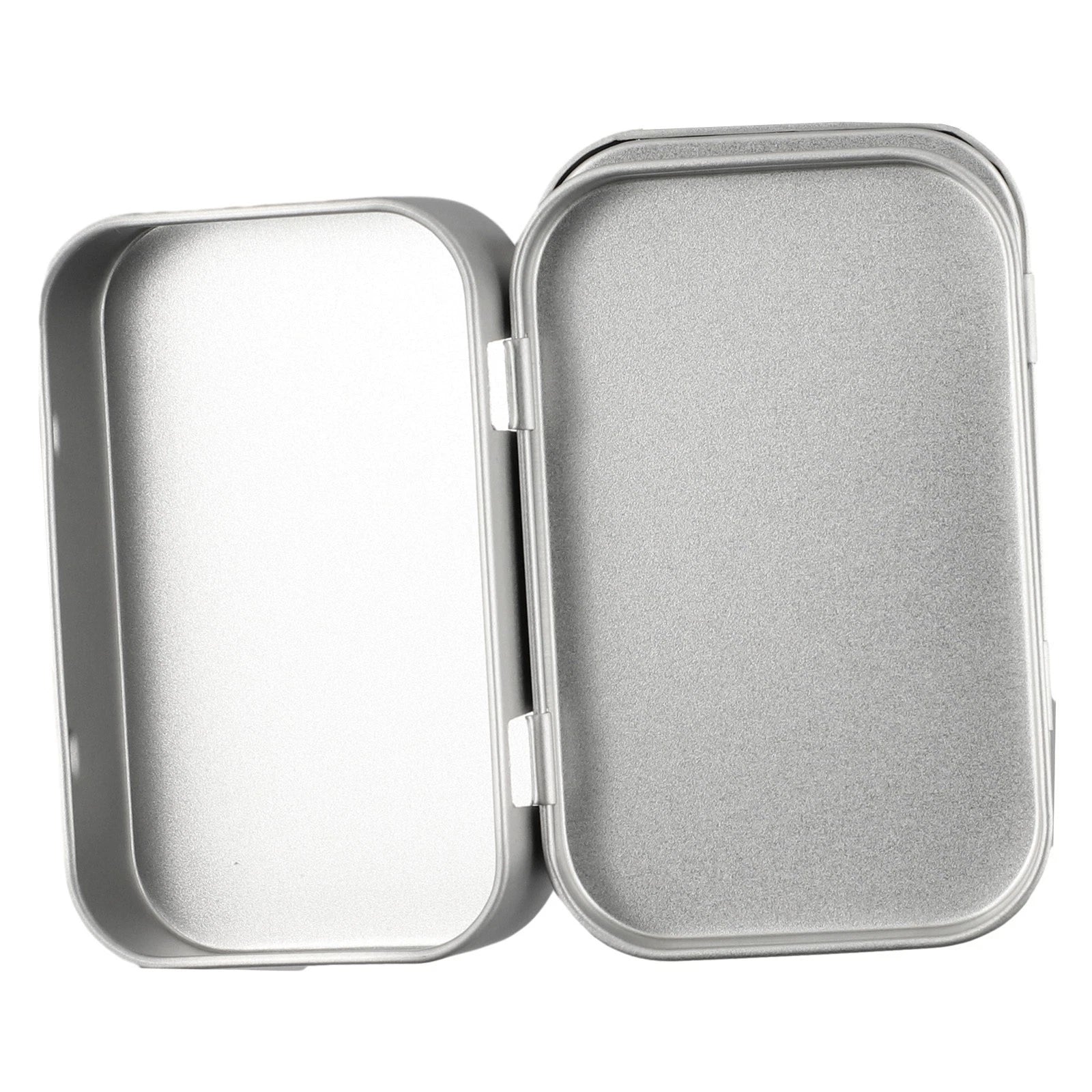 6x Metal Box Container for Cosmetics (Lip Gloss, Herbs)