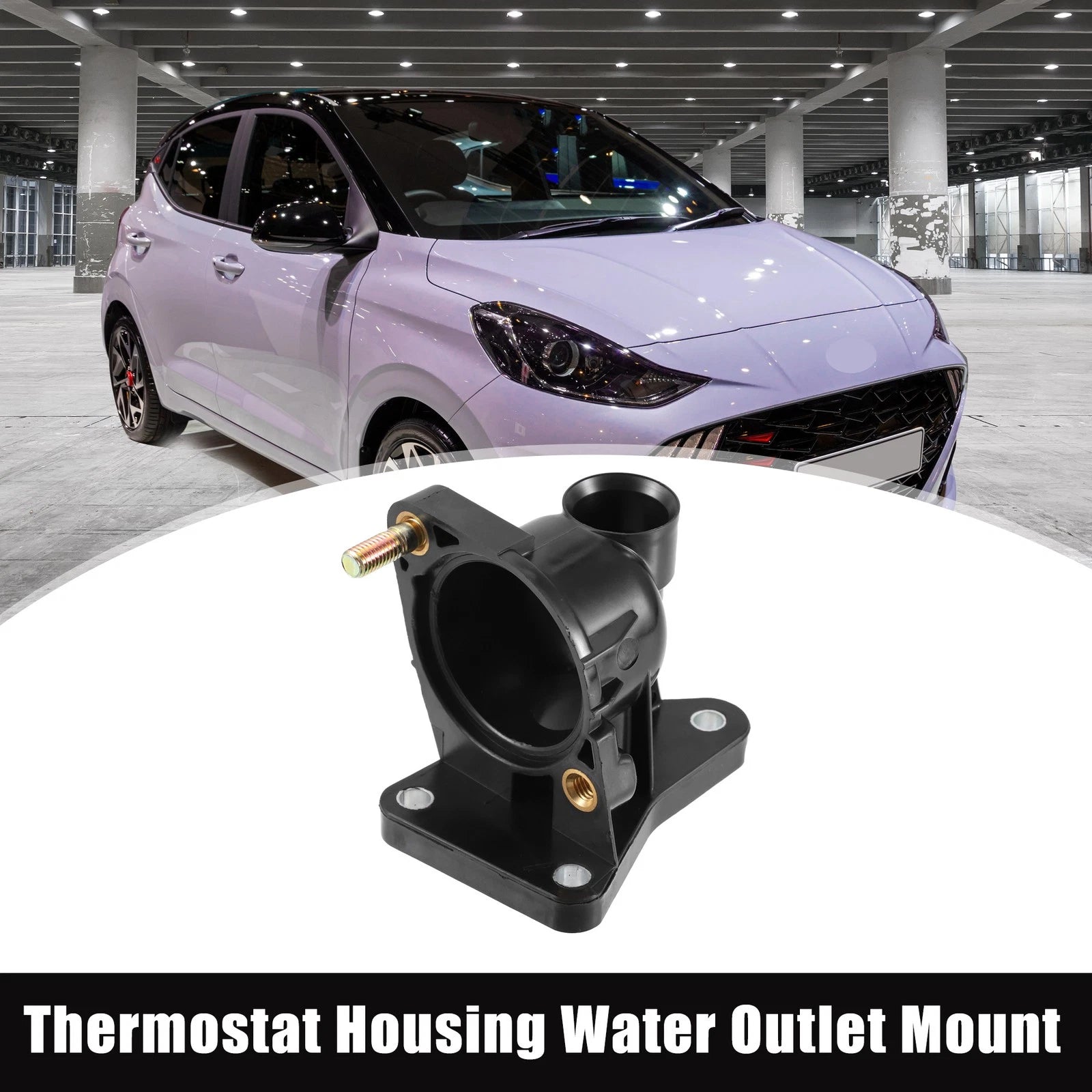 Thermostat Housing Water Outlet Mount Replacement for Hyundai (2000–2010)