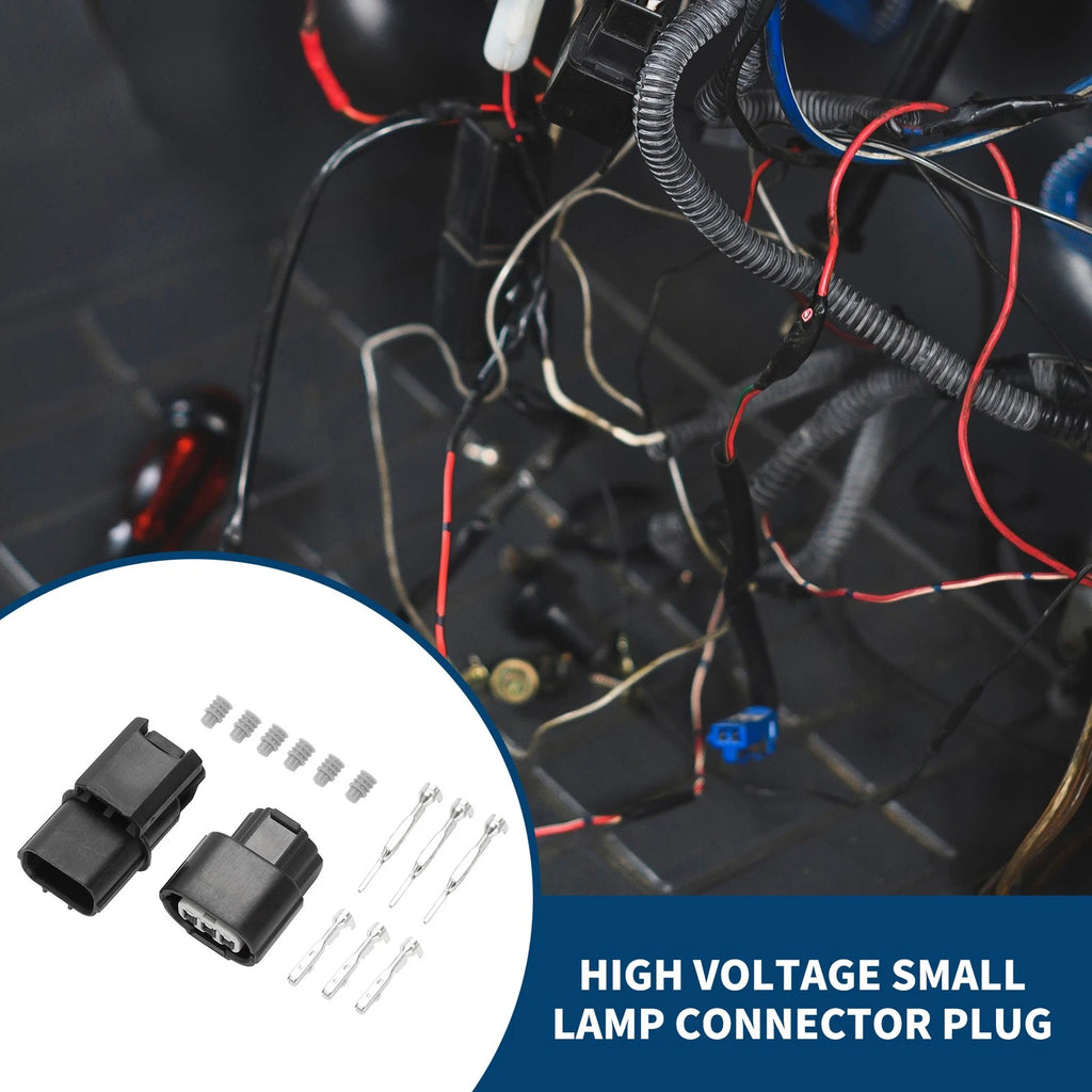3 Pin High Voltage Lamp Connector Plug for Honda Civic (2010–2015)