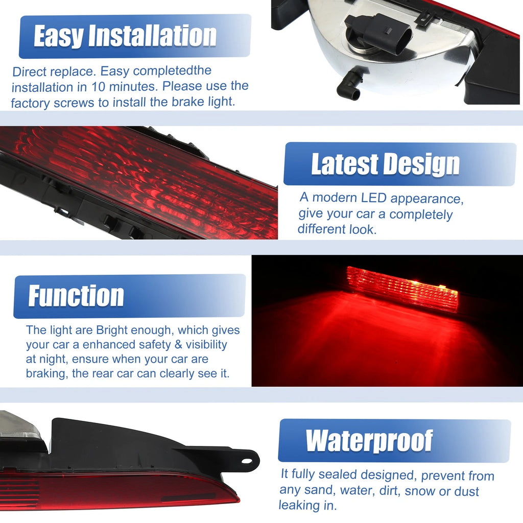 Rear Brake Stop Light Replacement for Audi TT MK II (2008–2014)