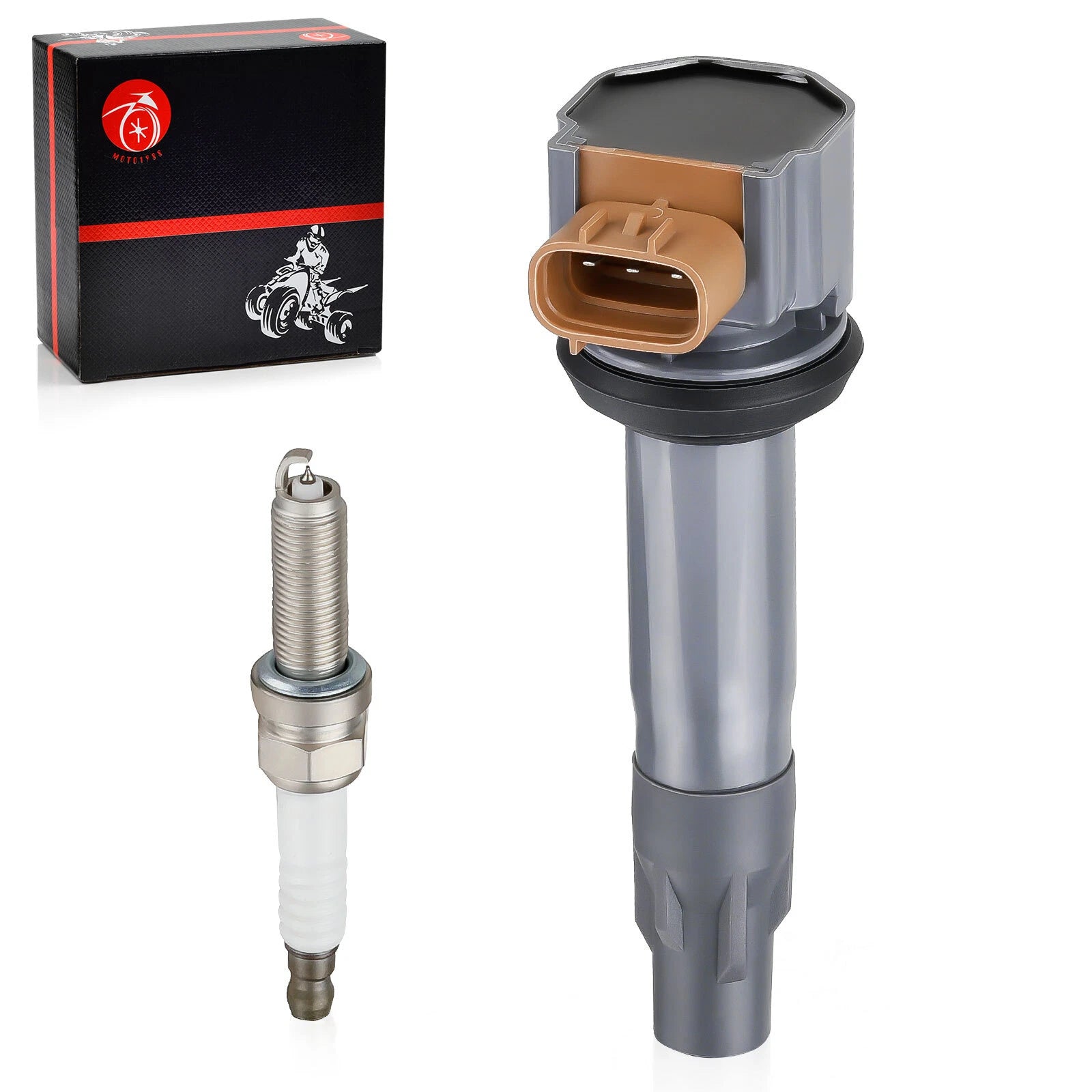 Ignition Coil & Iridium Spark Plug for Can-Am Maverick X3 Max Turbo (2018–2022)