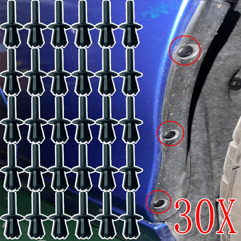 30pcs Plastic Rivet Clips for BMW (5 Series) (51161881149)