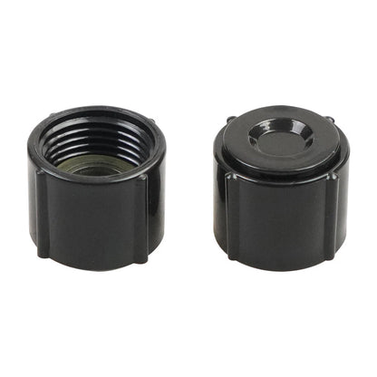 2 Pcs Low Point Drain Seals & Caps for RV/Camper (1/2" Hot & Cold Water Lines)