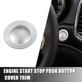 Engine Start Stop Button Cover Kit for Jeep Cherokee for Dodge Silver Tone (2014–2020)