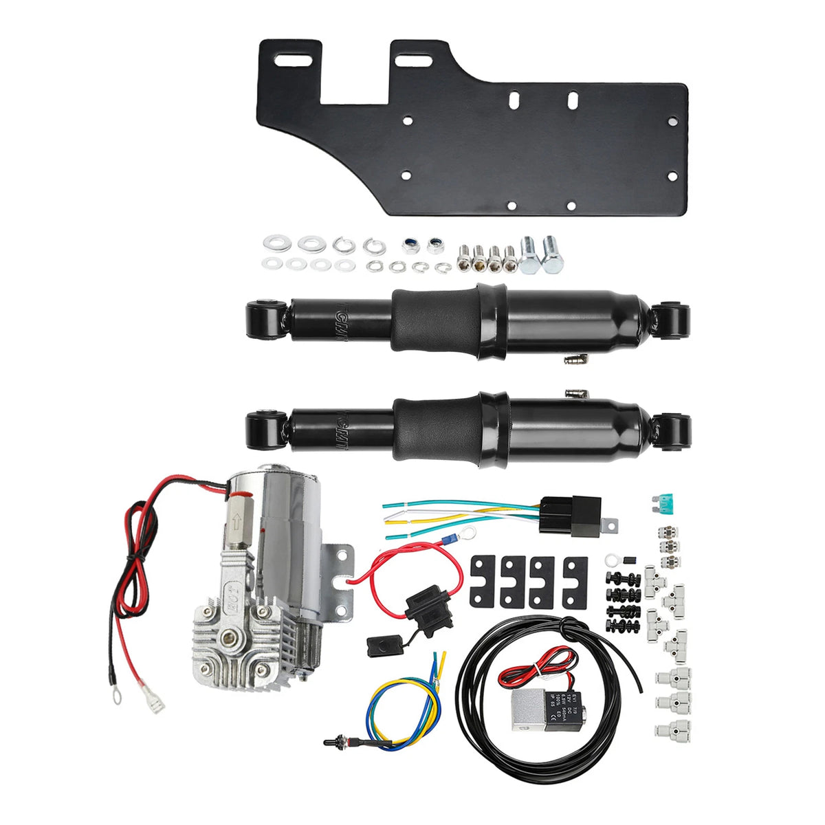 Rear Air Ride Suspension Kit for Harley Touring Bagger Road Glide (1994–2024)