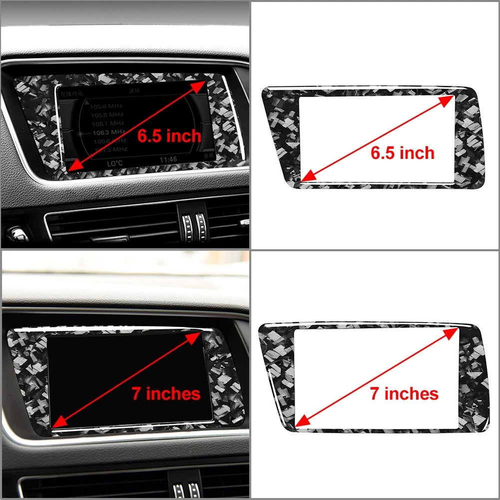 7 Inch GPS Navigation Screen Panel Frame for Audi Q5 (2009–2017)