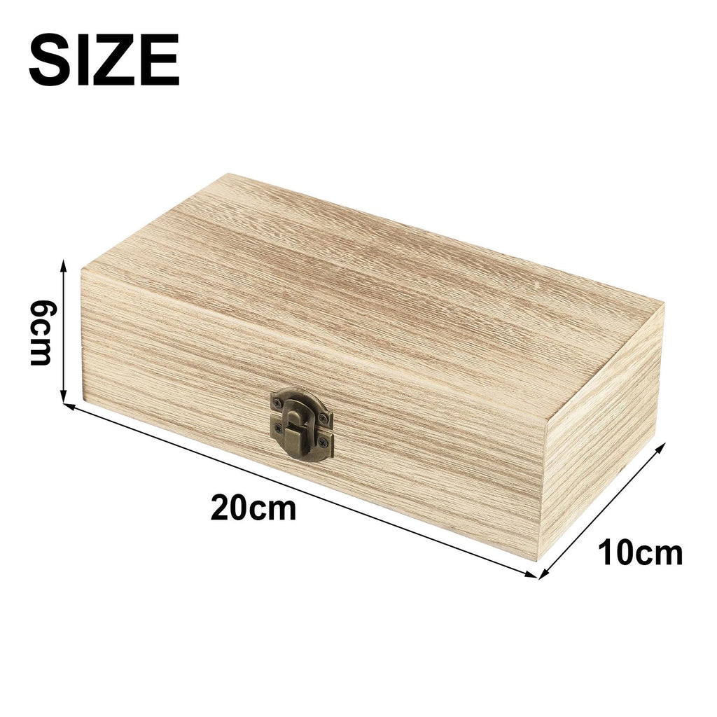 Storage Box for Manual Polishing (Natural/Light/Dark) Rectangular Retro Style