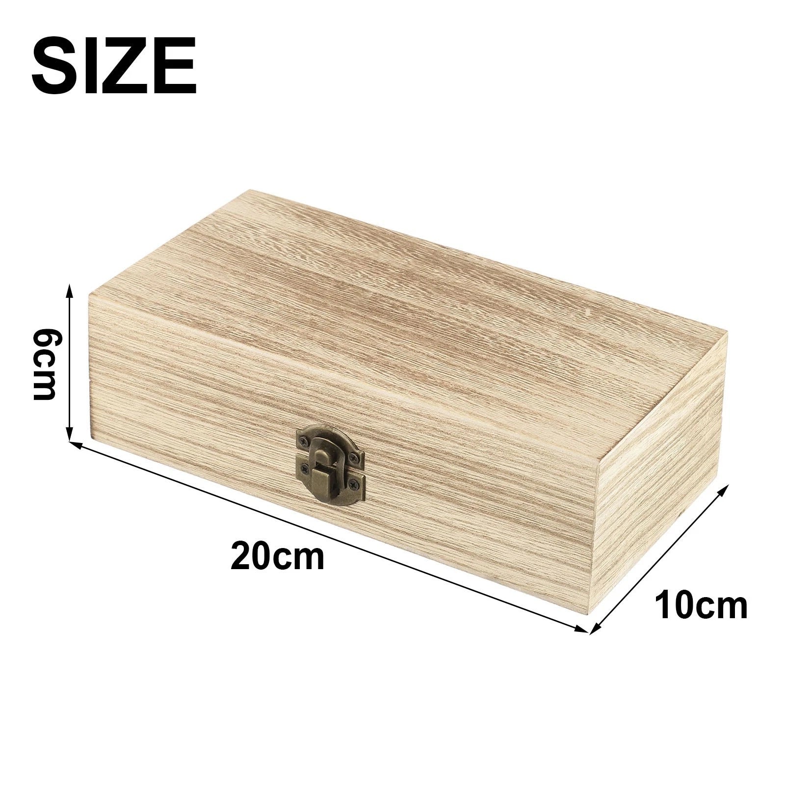 Storage Box for Manual Polishing (Natural/Light/Dark) Rectangular Retro Style
