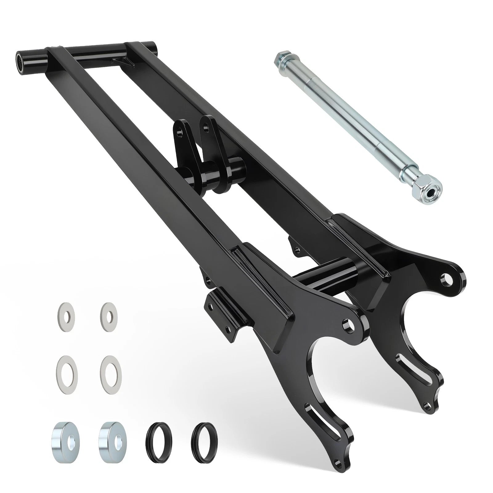 6" Extended Chrome Black Rear Swing Arm for Yamaha Banshee 350 (1987–2006)