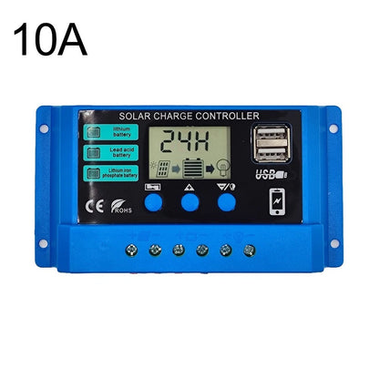 Solar Charge Controller 30A 12V 24V for PWM Regulator Battery Charger