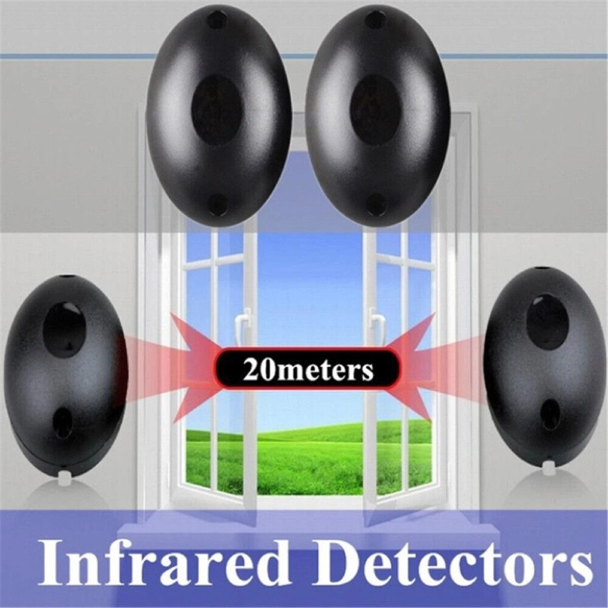 Photoelectric Infrared Laser Sensor Detector for Home Security (12~24V)