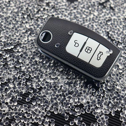 Silver Texture Key case for Ford Focus 2 C-MAX Remote Key Vehicle Accessories