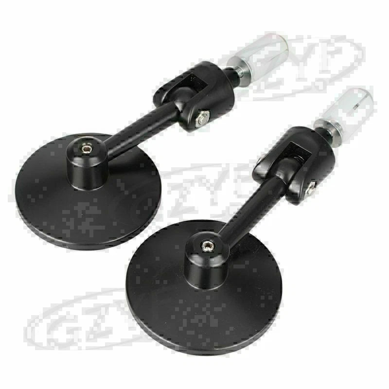 Universal 7/8'' Round Rear View Handlebar Mirrors for Honda Suzuki Kawasaki