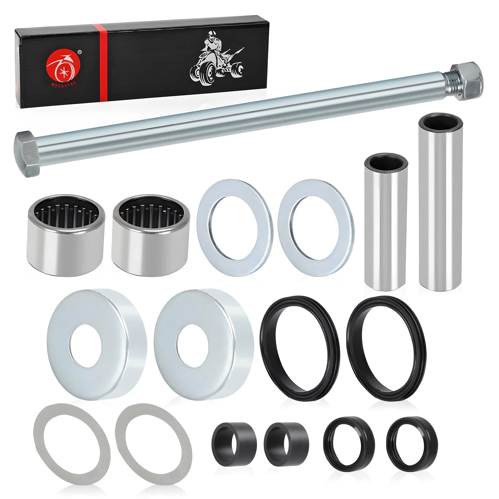 Rear Swing Arm Pivot Bolt Bearing Seal Kit for Yamaha Blaster YFS200 (1988–2006)