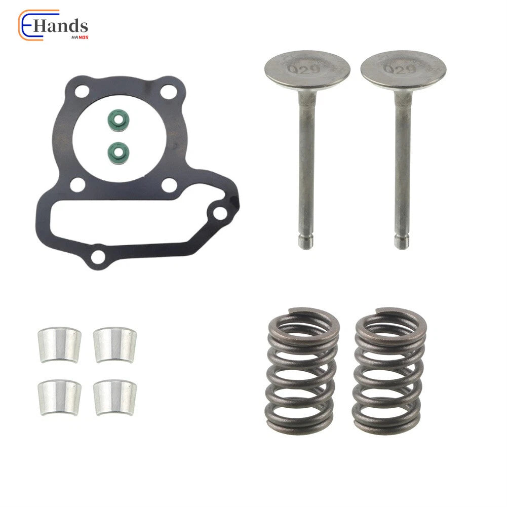 Cylinder Head Intake Exhaust Valve Kit for Yamaha Grizzly 125 (2004–2013)
