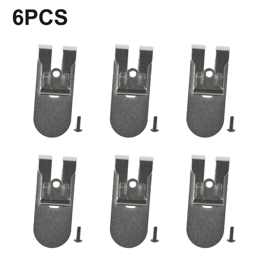 6pcs Belt Clip with Screw for DCF620 DCF620B DCF622 (2017–2023)