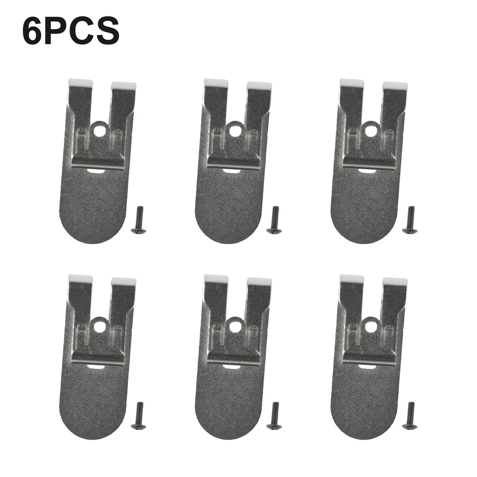 6pcs Belt Clip with Screw for DCF620 DCF620B DCF622 (2017–2023)