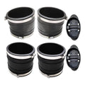 Y Pipe Exhaust Bellow Hose Kit for Mercruiser V6 V8 Engines (32-14358, 32-14358001)