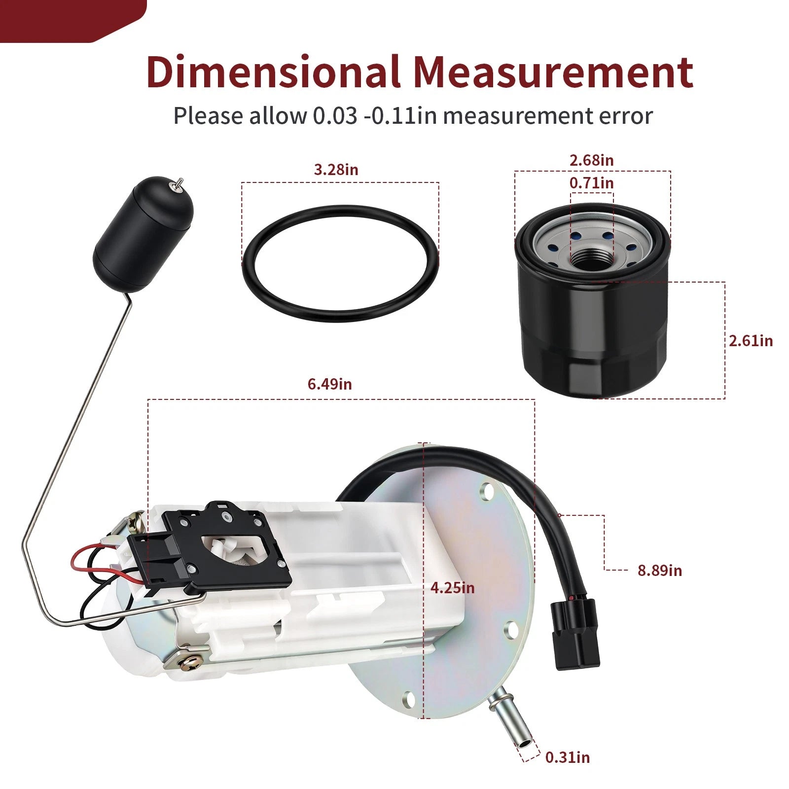 Fuel Pump Assembly for Kawasaki Vulcan 1700 VN1700 (2014)