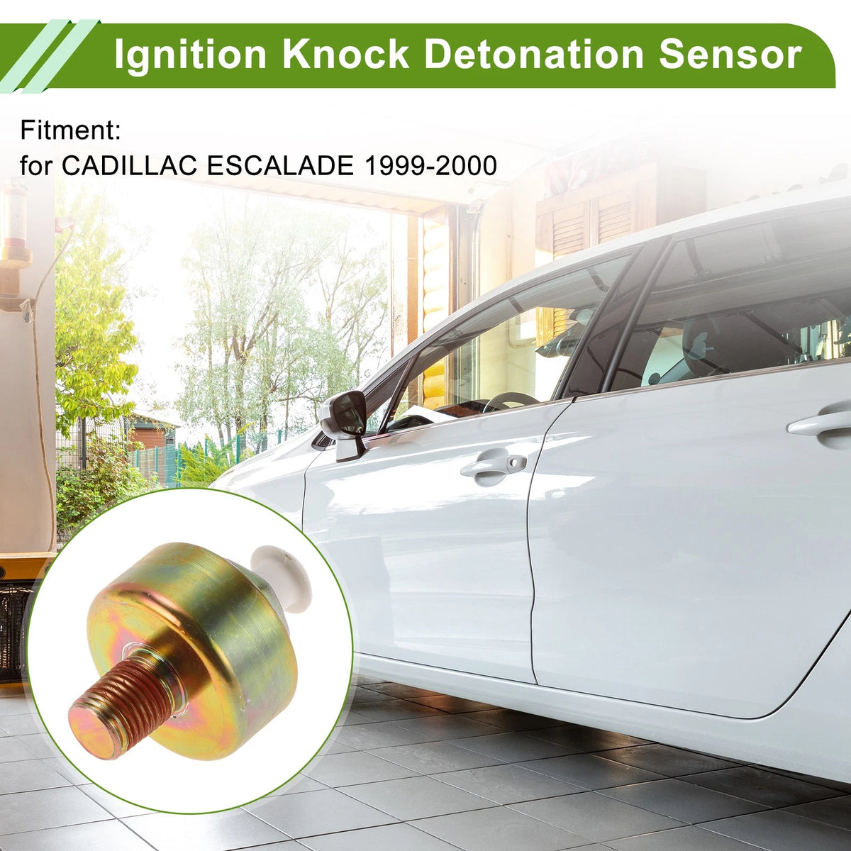 1Pc Ignition Knock Detonation Sensor No.10456018 for Cadillac Escalade (1999–2000)
