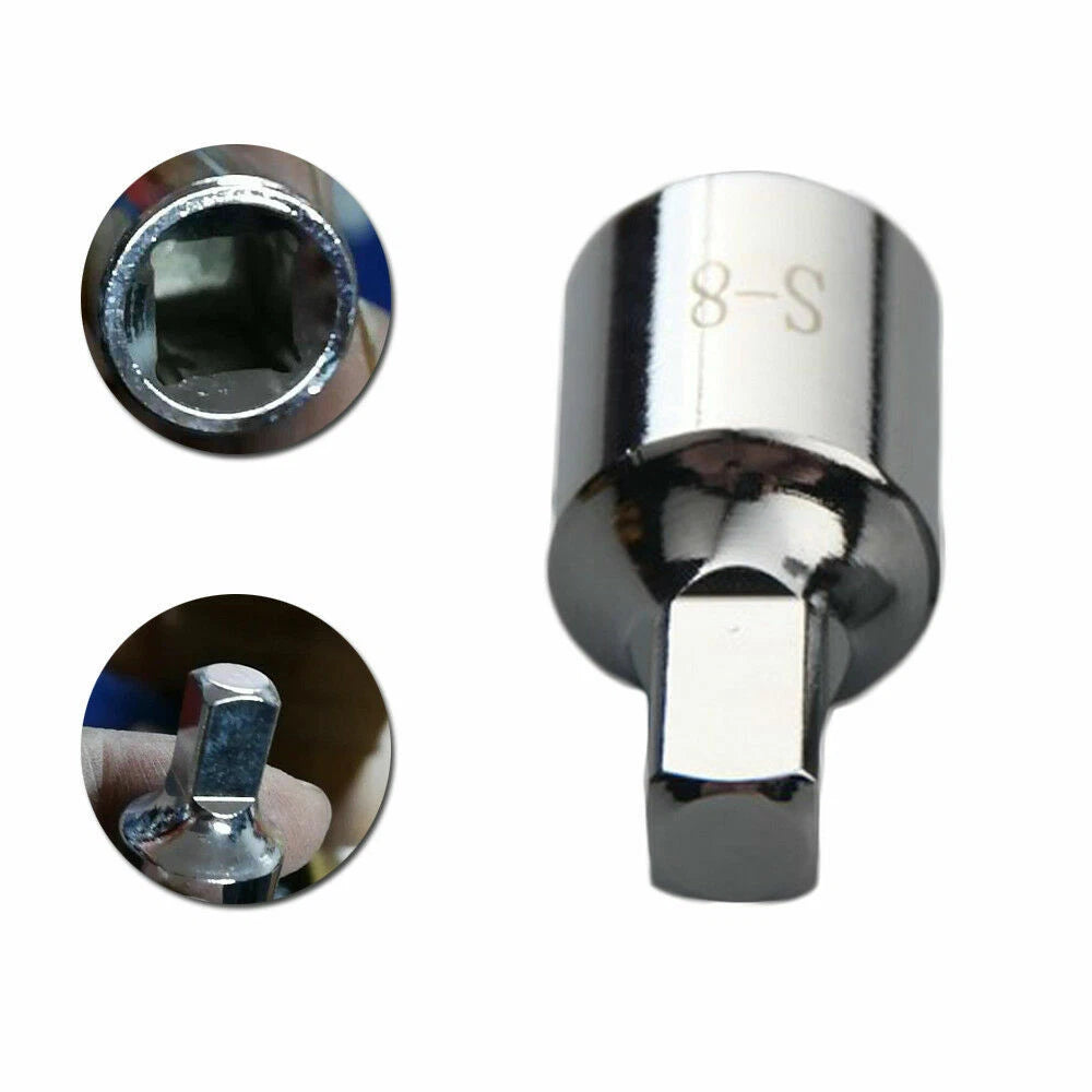 8mm Square Oil Pan Drain Plug Wrench Tool for Reynolds (3/8)
