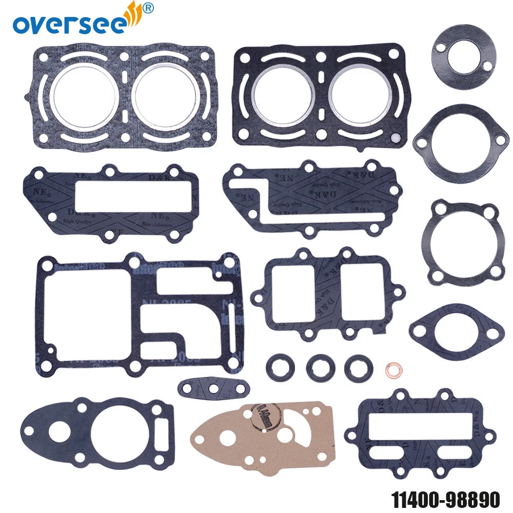Power Head Gasket Kit for Suzuki 2T 5HP Outboard (11400-98839, 11400-98890)
