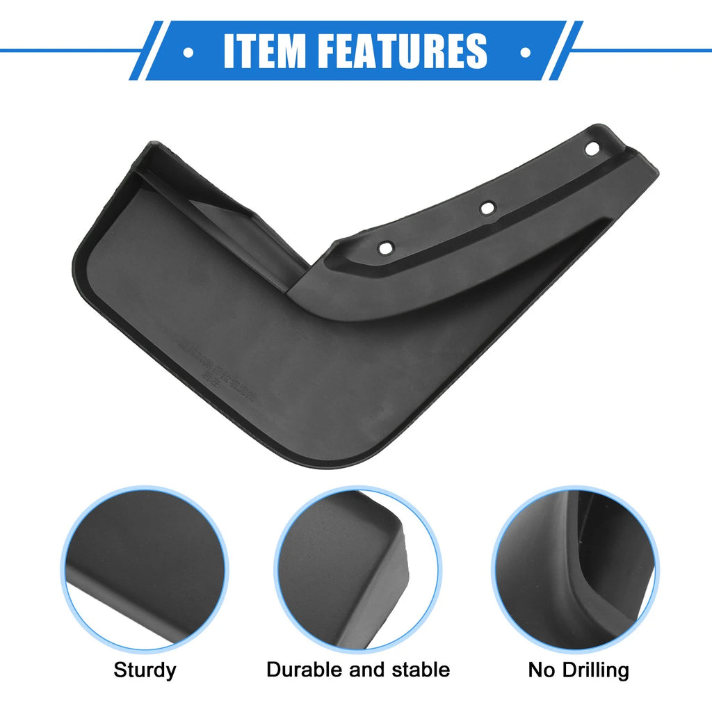 Mud Flaps Kit for Ford Explorer (2020–2024) Front Rear Splash Guards