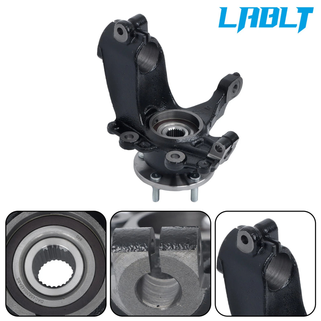Set of 2 Front Left & Right Wheel Steering Hub Knuckle Assembly for Ford Focus (2012–2018)