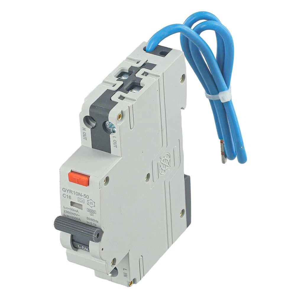 Compact RCBO Circuit Breaker for Earth Leakage Protection