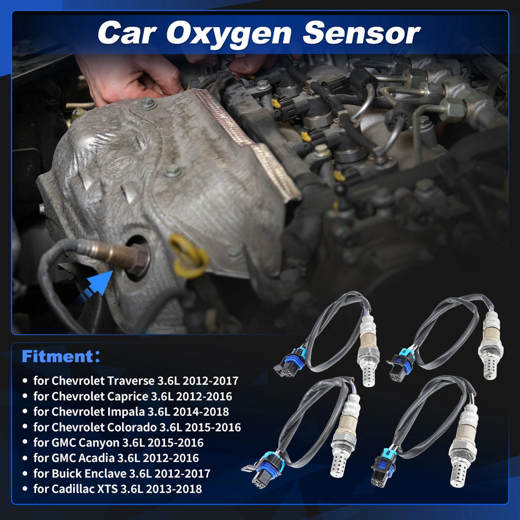 Upstream Oxygen Sensor Upstream and Downstream for Chevrolet Traverse (2012–2017)