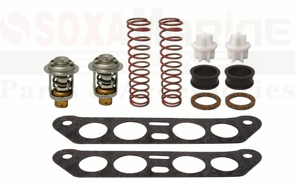 Thermostat Service Kit for Johnson Evinrude V4 Crossflow Outboard (18-3673)