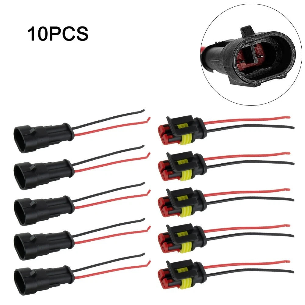2-Pin Heavy Duty Cable Connector for Electrical Connections