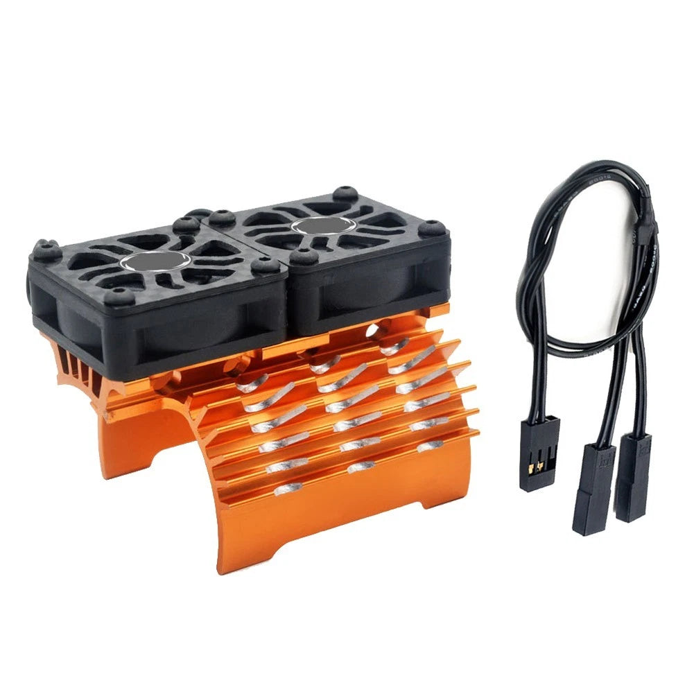 Dual-Fan Heatsink for Motor Cooling (Universal Fit)