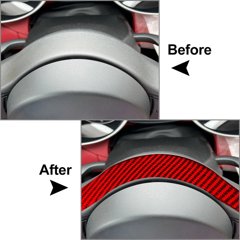 Steering Wheel Strip Cover Trim for Alfa Romeo Giulia (2017–2019)