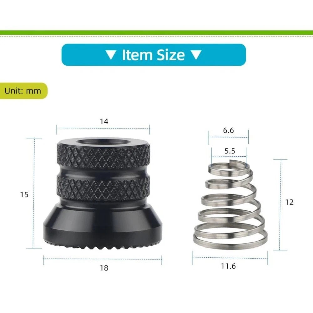 Quick Release Lever M5 Nut with Spring for Mountain Bike