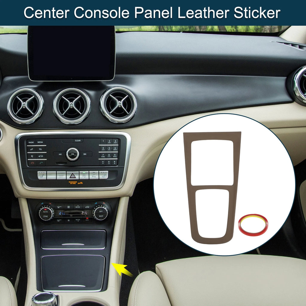 Center Console Panel Sticker Replacement for Mercedes-Benz GLA GLB EQA EQB (2020–2023)