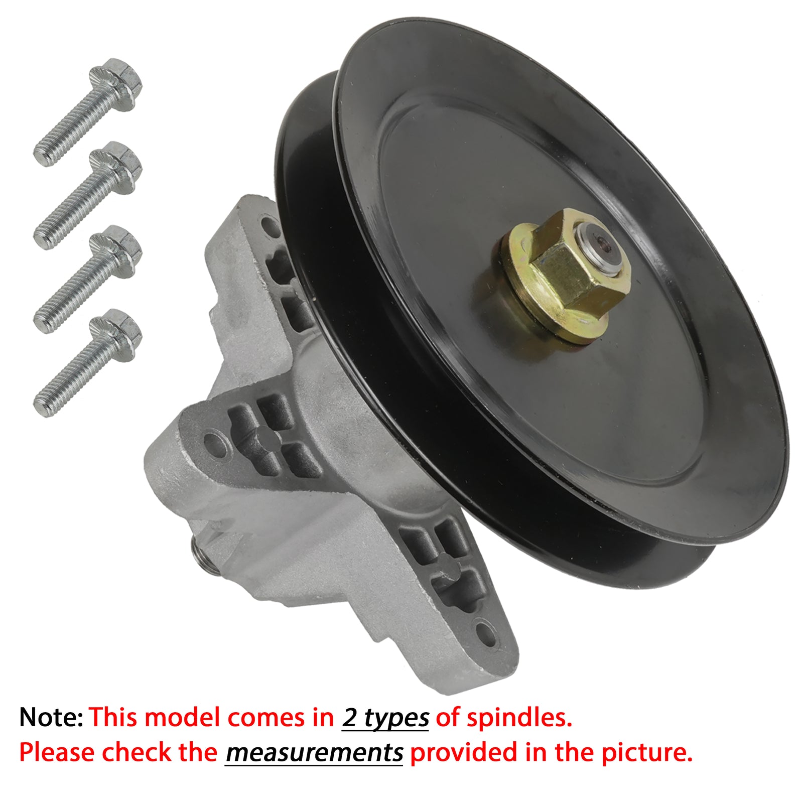Deck Spindle with Pulley and Blade Replacement for MTD Huskee 42" (2010–2019)