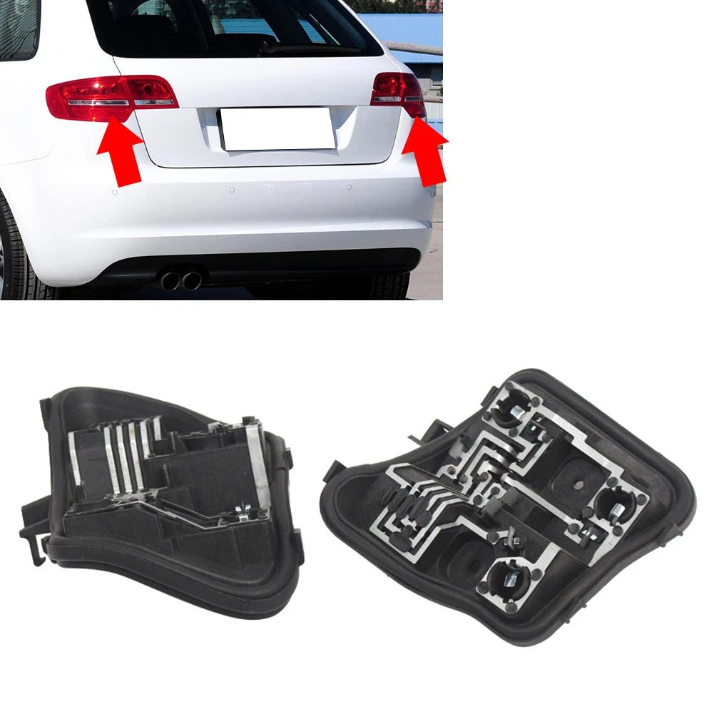 Pair Rear Outer Tail Light Bulb Holder for Audi A3 Sportback (2009–2013)