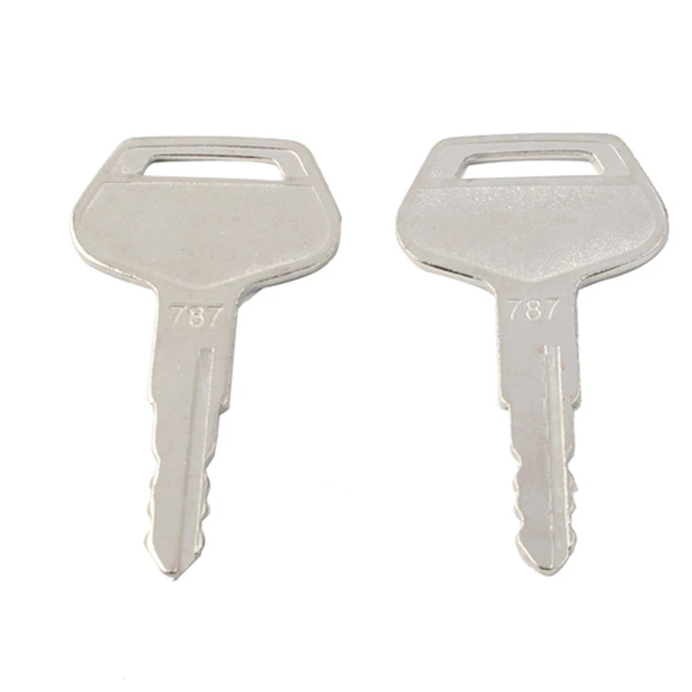 2X Ignition Keys for Komatsu Excavator Dozer Loader (#787, #TR261434)