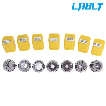 7Pcs ER20 Spring Collet Set 1/8''-1/2'' for CNC Lathe Engraving Machine