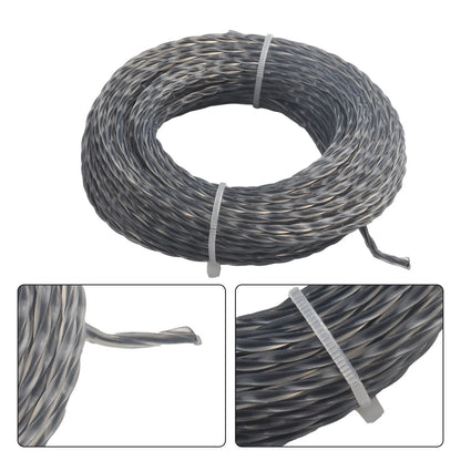 Set of 2 Trimmer Lines 2.0 - 3.0mm x 15m for Tool Parts