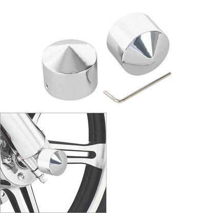 Front Axle Nut Covers for Harley Sportster 1200 883 Touring Road Glide