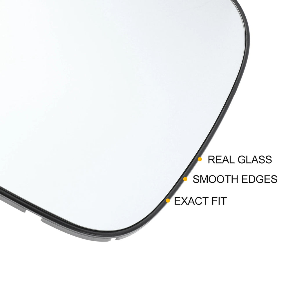 Right Side White Mirror Glass for Citroen Berlingo (2012–2018)