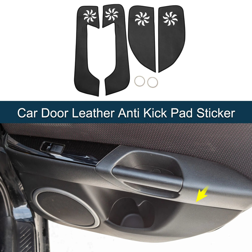 Car Door Leather Anti Kick Pad Sticker for Audi A3 (2004–2013) 1 Set