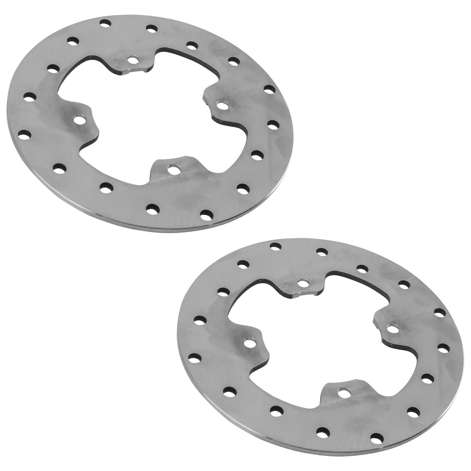 Front and Rear Left Disc Rotor for John Deere RSX850 RSX860 Gator (Qty 2)