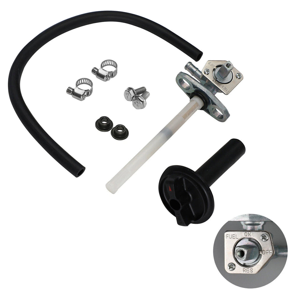 Fuel Gas Petcock Valve & Lever for Honda Recon 250 Rancher 350 Foreman 500 T