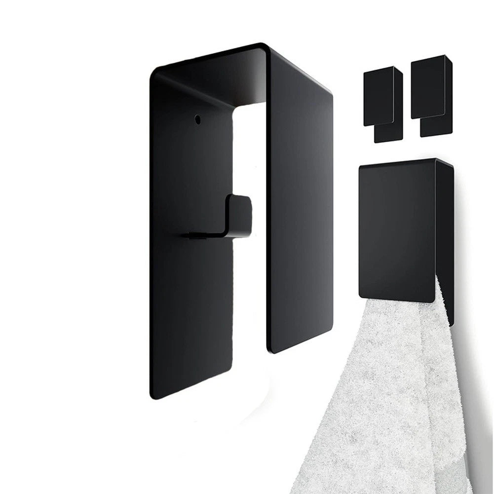 Towel Rack for Bathroom Kitchen 304 Stainless Steel No Drilling Hooks