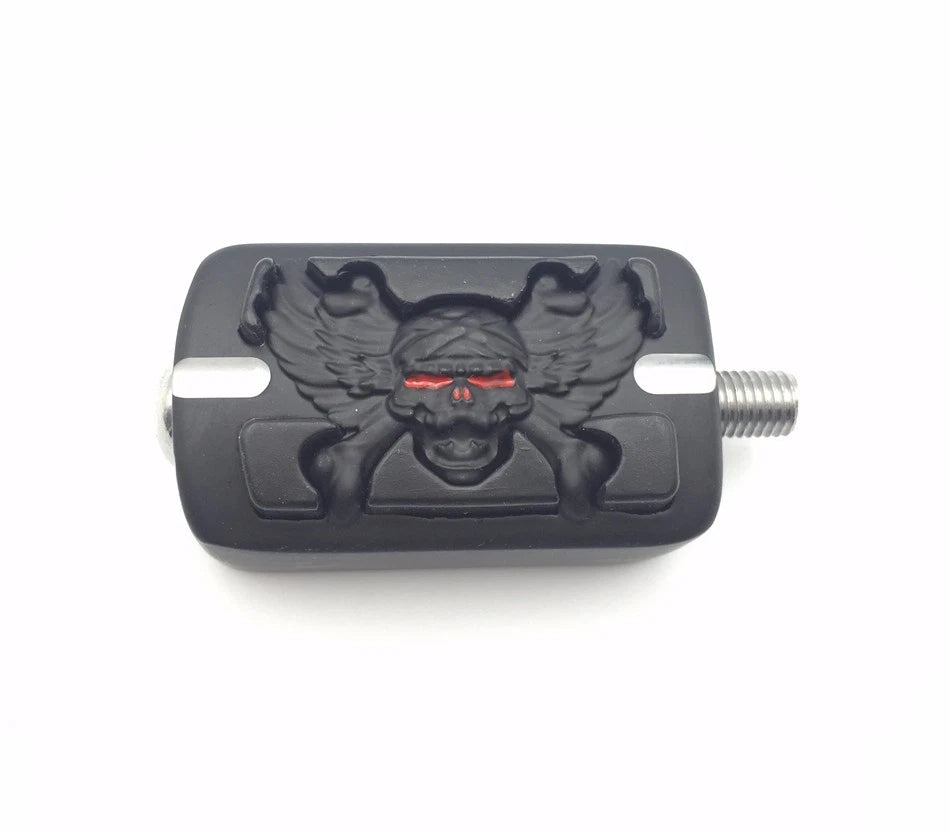 Black Zombie Foot Peg Shifter Peg for Harley Street Bob FXDB (2012–2017)