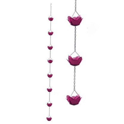 Villa Rose Rain Chain for (225cm, Weatherproof, Adjustable)